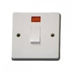 Crabtree 4015/3 20A DP Switch F/O And Neon