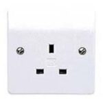 K780 13A Unswitched Single Socket White