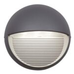 AKLED/SG - Ansell Kappa Silver Grey 3W LED Bulkhead 4100K