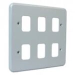 K3496ALM METALCLAD PLUS 6MODULE FRONTPLATE