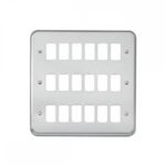 K3508ALM METALCLAD PLUS 18MODULE FRONTPLATE