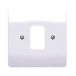 K3631WHI LOGIC PLUS 1MODULE FRONTPLATE WHITE 