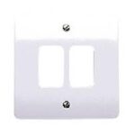 K3632WHI LOGIC PLUS 2MODULE FRONTPLATE WHITE