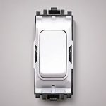 MK K4896WHI Grid Switch - 20A Double Pole 1-Way