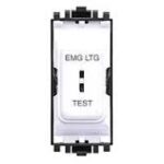 K4898ELWHI GRID PLUS 20A SP 2 WAY SWITCH MODULE MARKED EMG LTG TEST
