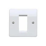 K181WHI - MK 1G 1 Module Euro Frontplate