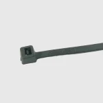 KCT200-4.8 Black Cable Ties, 200mm x 4.8mm, pack of 100, made from durable Nylon 6/6, UV resistant