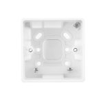 BG Nexus 877 White 1G 50mm Surface Pattress