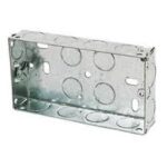 AED625 - 2G 25MM FLUSH METAL KNOCKOUT BOX