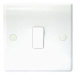 BG NEXUS 811 1G 1Way 10A Plate Switch
