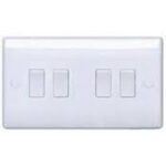 BG Nexus 844 White 4G 2way 10A Switch