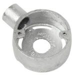 CF201-EXT-G - METAL 20MM GALV CIRCULAR TERMINAL EXTENSION BOX