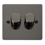 FPBN152 - Click Define Black Nickel 2G 400W Dimmer Switch