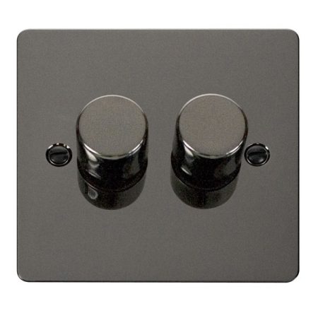 FPBN152 - Click Define Black Nickel 2G 400W Dimmer Switch