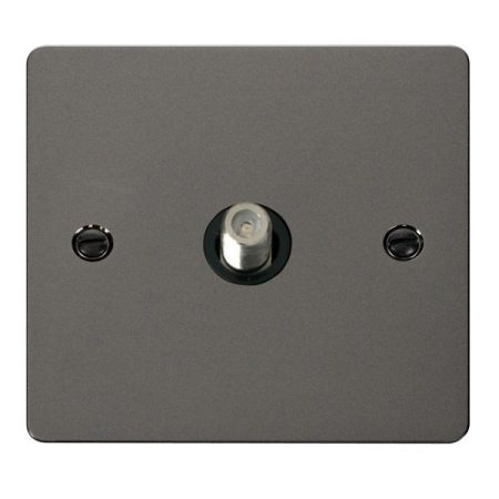 FPBN156BK - Click Define Black Nickel 1G Isolated Satellite Socket