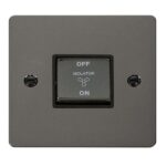 FPBN520BK - Click Define Black Nickel 10A TP Fan Isolator Switch