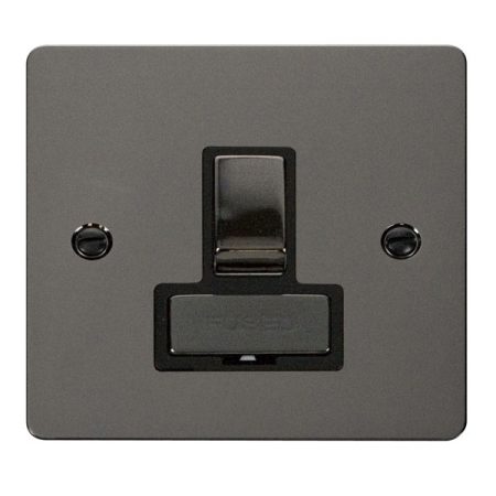 FPBN751BK - Click Define Black Nickel 13A Switched Fused Connection Unit