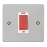 FPCH200WH - Click Define Polish Chrome 1G 45A Cooker Switch