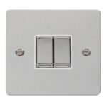 FPCH412WH - Click Define Polish Chrome 10A 2G 2Way Switch