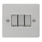 FPCH413WH - Click Define Polish Chrome 10A 3G 2Way Switch