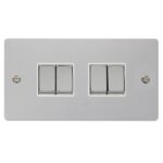 FPCH414WH - Click Define Polish Chrome 10A 4G 2Way Switch