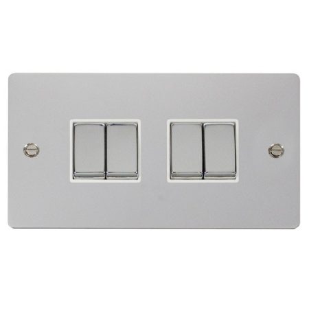 FPCH414WH - Click Define Polish Chrome 10A 4G 2Way Switch