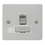 FPCH551WH - Click Define Polish Chrome 13A Switched Fused Connection Unit C/W F/O