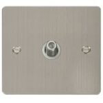 FPSS156WH - Click Define Stainless Steel 1G Isolated Satellite Socket