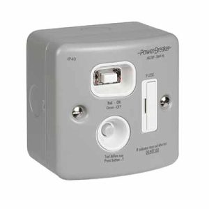 H92-MP Powerbreaker RCD Fused Spur Metal Passive