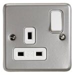 K2977ALM - MK METAL CLAD 13A 1G SWITCHED SOCKET