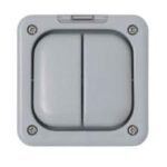 K56402GRY - MK MASTERSEAL IP66 10A 2G 1WAY SWITCH