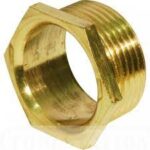 MBB25-PK10 - METAL 25MM SHORT MALE BRASS BUSHES PK 10'S