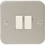 BG Metal Clad MC542 10A 2G 2way Switch