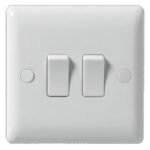 BG Nexus 842 White 2G 2way 10A Switch