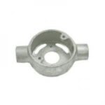 CF202-EXT-G - METAL 20MM GALV CIRCULAR THROUGH EXTENSION BOX