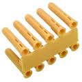 51AP1 - YELLOW PLASTIC RAWL PLUGS 25X5.0MM QUANTITY 100