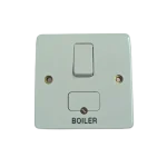 MK K1040WHI-B 13A Switched Fused Spur Engraved Boiler