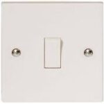 BG Nexus 912 Square Edge White 10A 1G 2way Switch