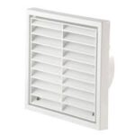 FFG100W - 100MM WHITE FIXED GRILL 