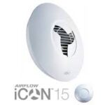 72683701- Airflow Icon eco15S DC Low Voltage Fan 100mm White