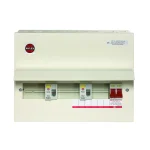 Wylex NMRS10SSLMHI Metal Consumer Unit - 10 Way, 17th Edition High Integrity, Amendment 3