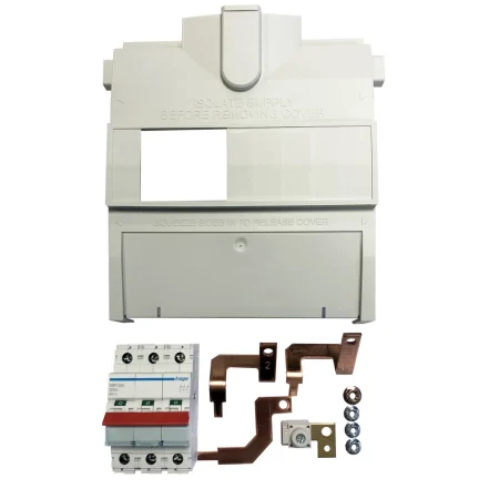 JK11253S - Hager 3 Pole 125A Switch Disconnector Incomer Kit