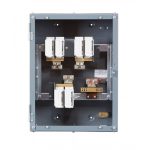 TP12AHS/100 - 12-Way Ryefield Three Phase Distribution Board for 12 x 100A Fuse Units