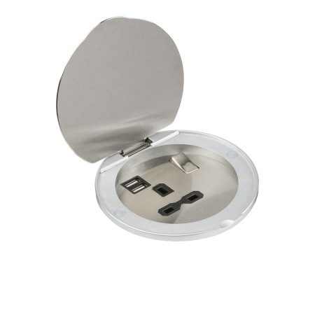 SKR003A - ML Knightsbridge Recessed Socket with USB