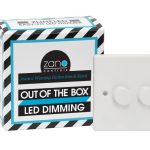 ZSP152 - Zano 2G LED Dimmer Switch 2 x 0-150W White