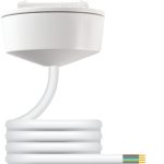 CR64AX/2.0 - Hager Klik 4 Pin Pre-wired Plug-in Ceiling Rose with 2M 0.75mm2 Flexible Cable
