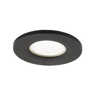 Ansell Prism Pro Matt Black Trim Bezel, accessory for Prism Pro LED Fire Rated Downlight APRIP/1.