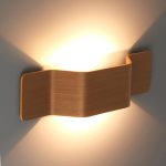 AMIFC/OAK - Ansell Mitre Wall Light Oak Front Cover