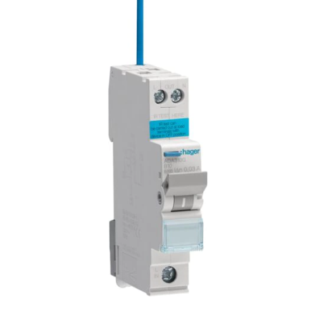 ADA310G - Hager 10A RCBO 30mA Type A