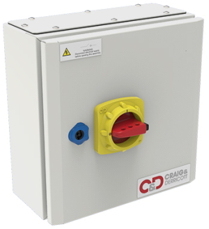 EDG00633N - Craig & Derricott Switch Disconnector 63A Four Poles Grey Steel